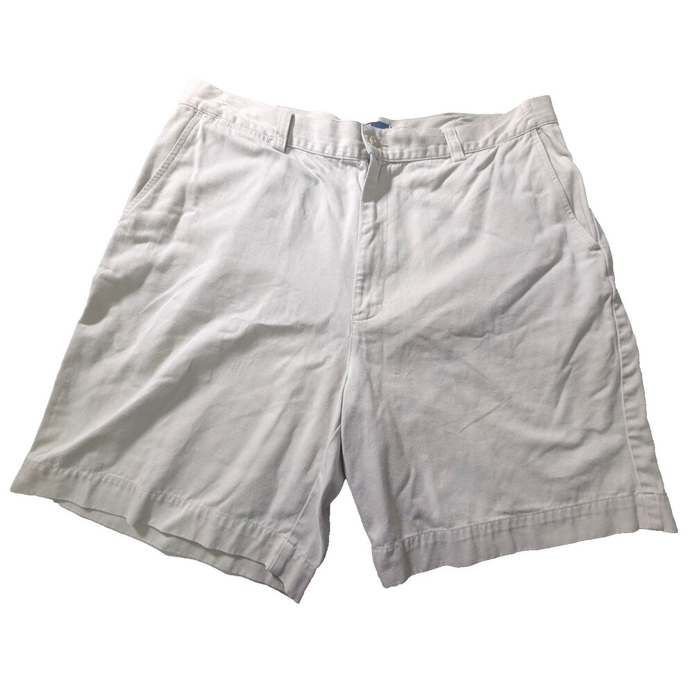 VTG Men's Polo Ralph Lauren Classic Chino Shorts 38 Beige Stone 100% Cotton